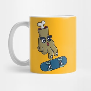 Hand Skateboard Flip Trick Mug